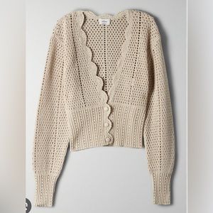 Wilfred Carraway Crochet Cotton Cardigan